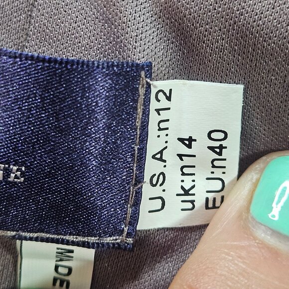 Jade Couture by Jasmine Lace Gown Gray 12 Formal Evening Dress Wedding Elegant - Picture 6 of 16